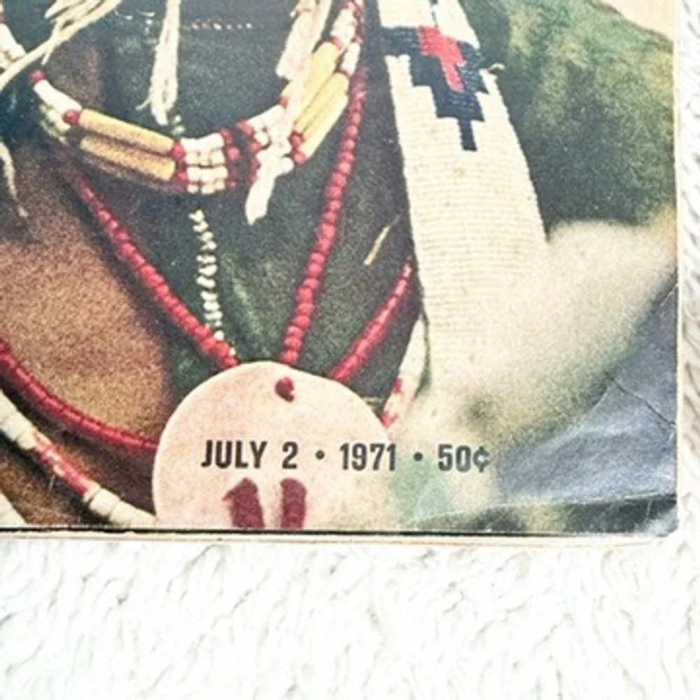 Vintage July 2 1971 LIFE Magazine - Our Indian Heritage - Custer Myth Special